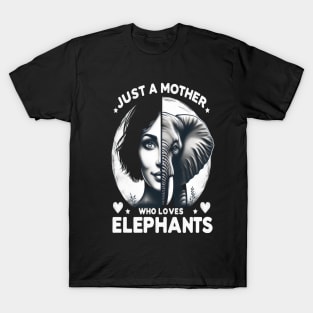 Majestic Fusion: Elephant Woman T-Shirt